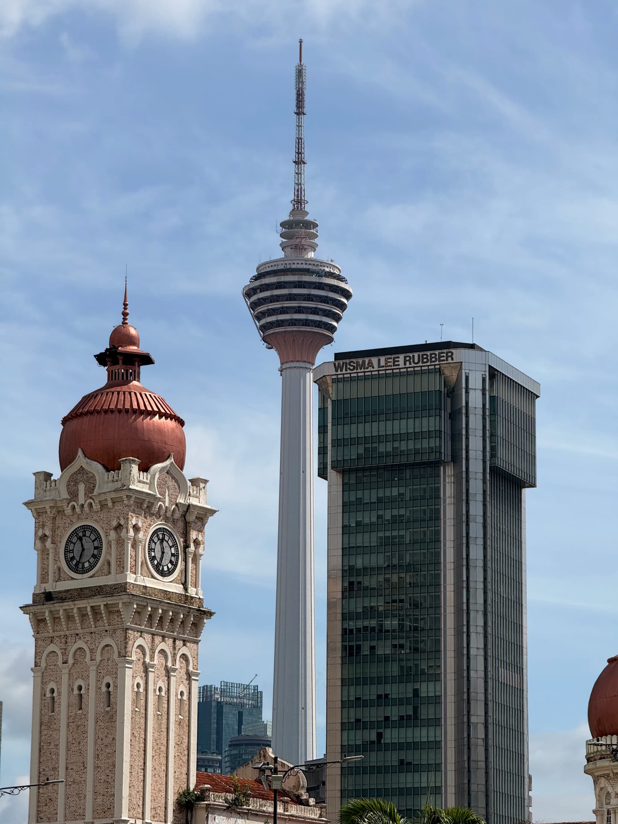 Kuala Lumpur skyline with historic and modern city landmarks